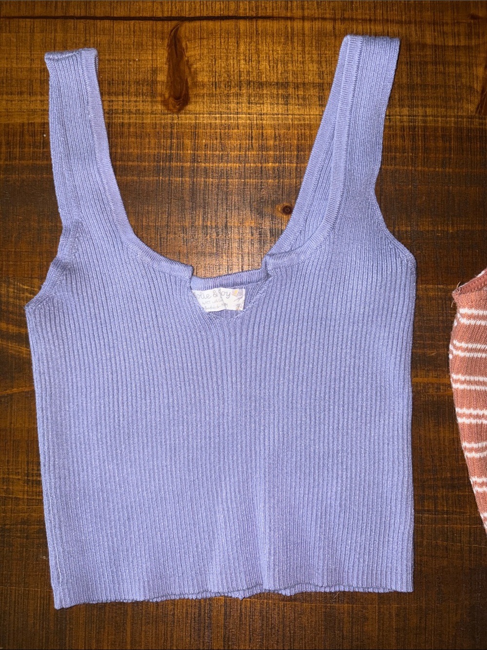 Ruched Cropped Tank Top Set (2 Tops) Medium - Picture 4 of 11